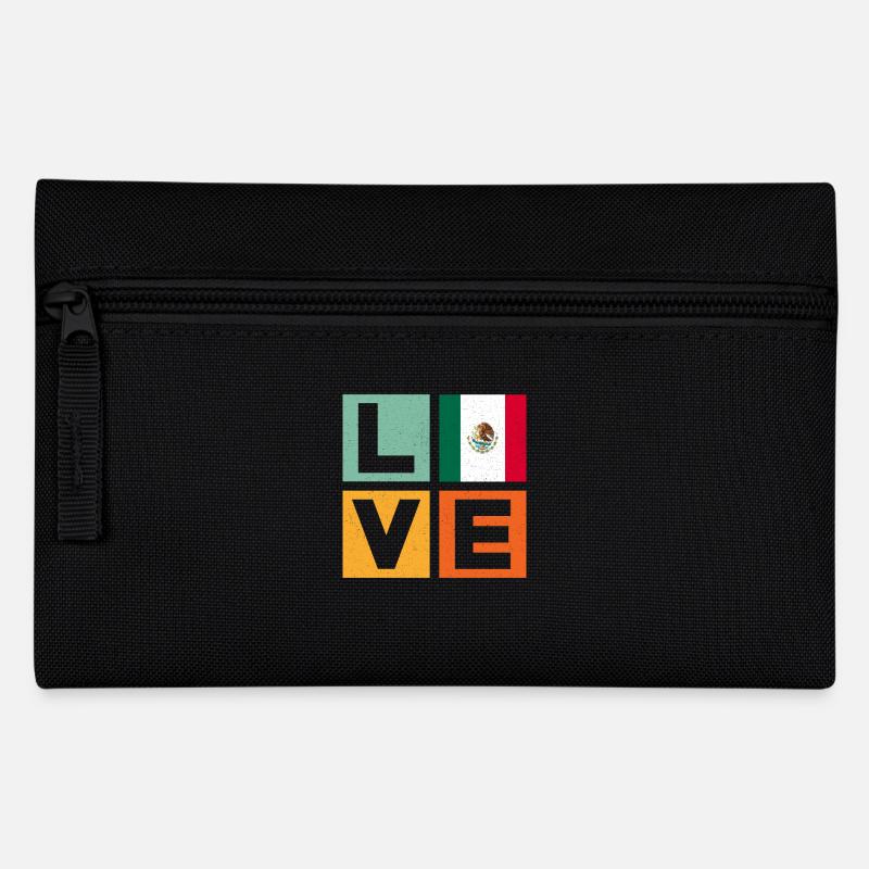 Mexique Amour - Trousse - noir