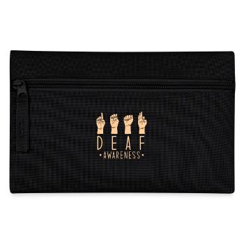 DEAF - Pencil Case - black - Front