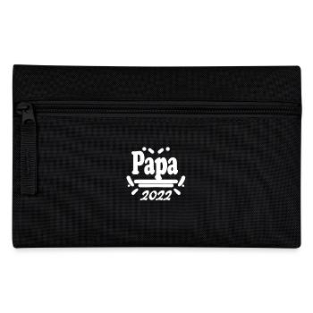 Papa 2022 - Vater 2022 - Federtasche - Schwarz - Vorne