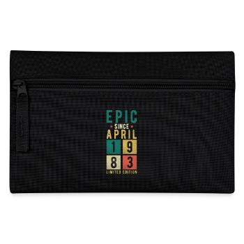 Birthday April 1983 - Pencil Case - black - Front