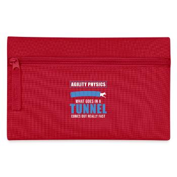 Dog Agility - Federtasche - Rot - Vorne