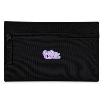 Schlafendes Koala - Federtasche - Schwarz - Vorne