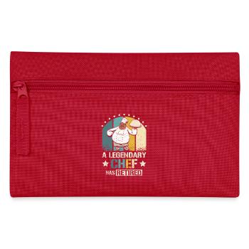 Chef à la retraite - Trousse - rouge - Devant