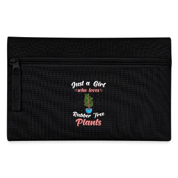 Rubber plant - Pencil Case - black - Front