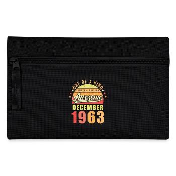 Geburtstag Dezember 1963 - Federtasche - Schwarz - Vorne