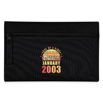 Geburtstag Januar 2003 - Federtasche - Schwarz - Vorne
