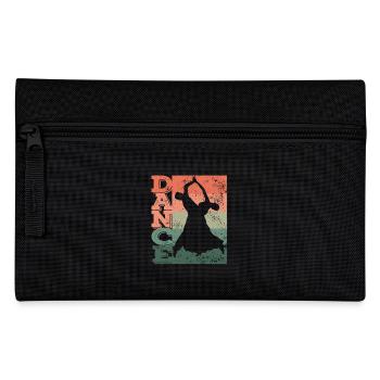 Standard Dance Dancing Couple Viennese Waltz - Pencil Case - black - Front