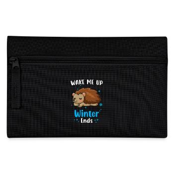 Wake me up when winter ends - Pencil Case - black - Front