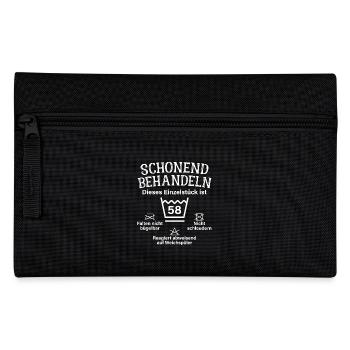 Schonend Behandeln 58. Geburtstag Einzelstück 58 - Federtasche - Schwarz - Vorne