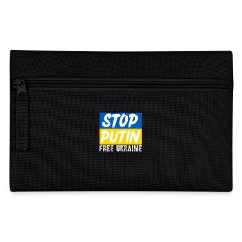 Stop Putin - Pencil Case - black - Front