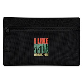 Systema saying funny - Pencil Case - black - Front