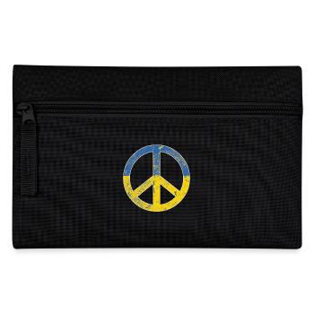 Symbole de paix du drapeau de l’Ukraine - Drapeau de l’Ukraine - Trousse - noir - Devant