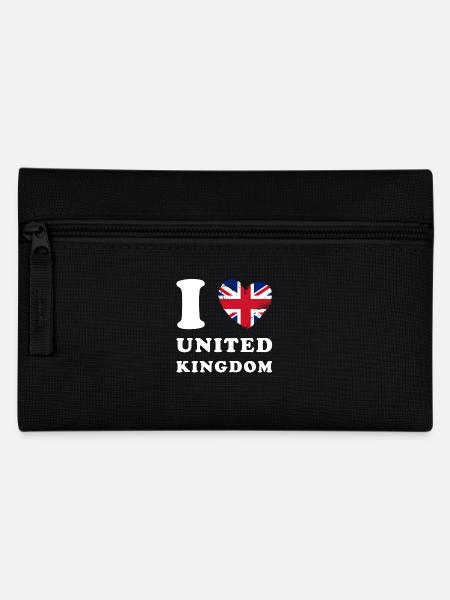 England I love United Kingdom - Federtasche - Schwarz