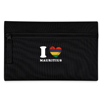 I love Mauritius - Pencil Case - black - Front