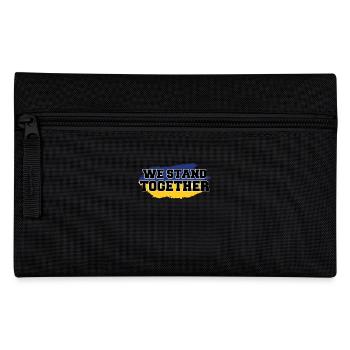 Ukraine We stand together - Pencil Case - black - Front