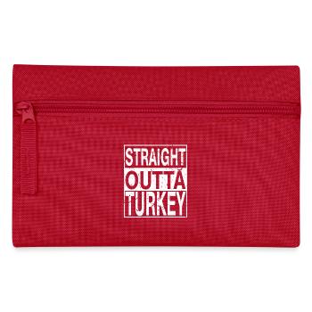 Turkey Straight outta Turkey - Pencil Case - red - Front