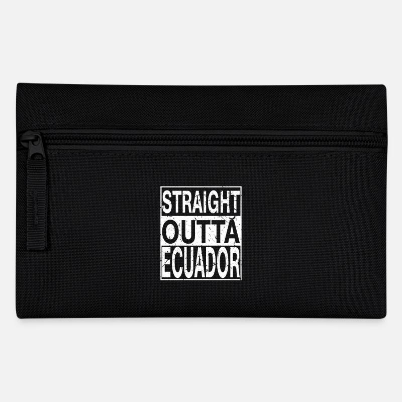 Ecuador Straight outta Ecuador - Federtasche - Schwarz