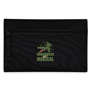 Crocodile - Pencil Case - black - Front