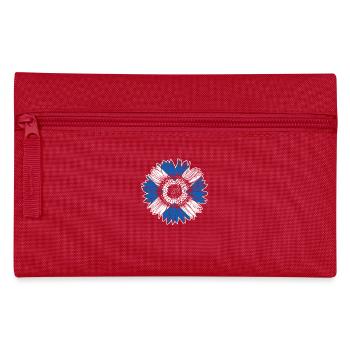 Scotland Flag Sunflower - Pencil Case - red - Front