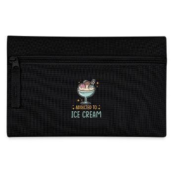 Eis - Federtasche - Schwarz - Vorne