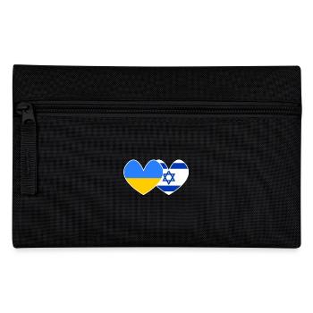 Soutien de l’Ukraine et d’Israël - Trousse - noir - Devant