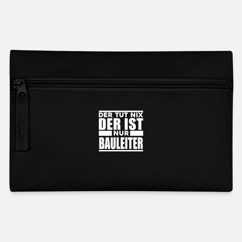 Bauleiter - Federtasche - Schwarz