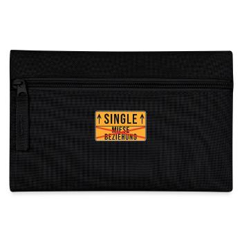Single - Federtasche - Schwarz - Vorne