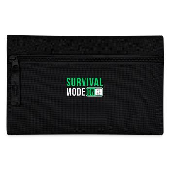 Prepper Survival Outdoor Saying - Pencil Case - black - Front