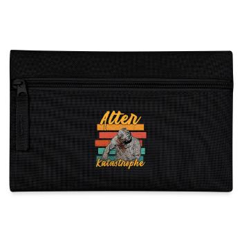Alter Katastrophe - Federtasche - Schwarz - Vorne