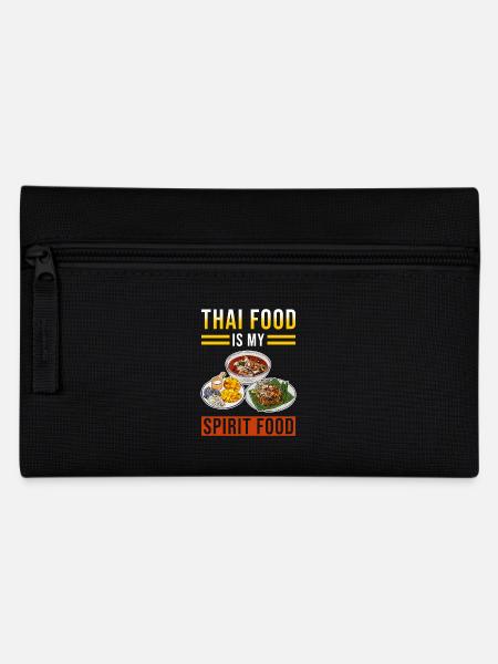 Thai Food is my Spirit Food - Federtasche - Schwarz