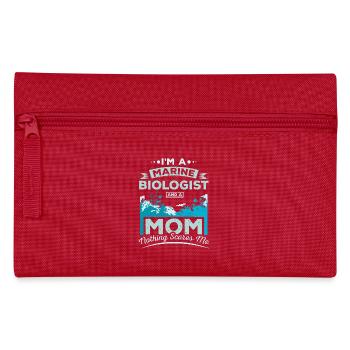 Marine biologist mother - Federtasche - Rot - Vorne