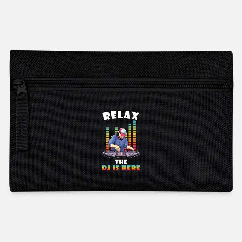 DJ Gift Relax the DJ is here - Pencil Case - black
