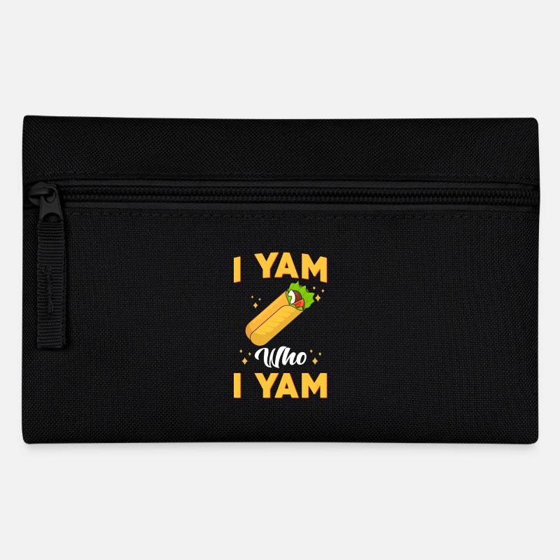 Shawarma I Yam who I Yam - Federtasche - Schwarz