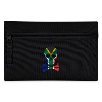 Drapeau de l’Afrique du Sud - Trousse - noir - Devant