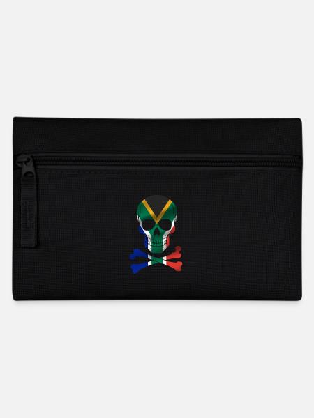 South Africa Flag - Pencil Case - black