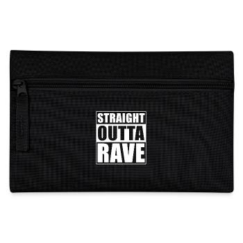 Straight outta Rave - Pencil Case - black - Front