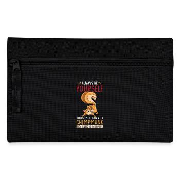 Chipmunk - Pencil Case - black - Front