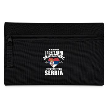 Serbie Je n’ai pas besoin de thérapie - Trousse - noir - Devant