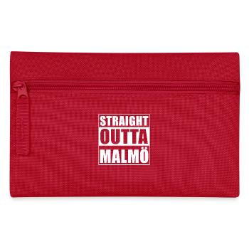 Straight outta Malmö - Pencil Case - red - Front