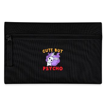 Cute but Psycho Hase Goth - Pencil Case - black - Front