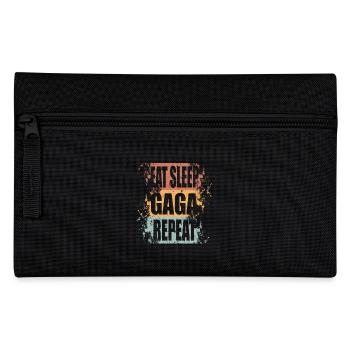 Gaga Ball Eat Sleep Repeat - Federtasche - Schwarz - Vorne
