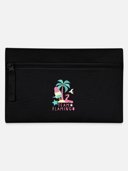 Team Flamingo - Federtasche - Schwarz