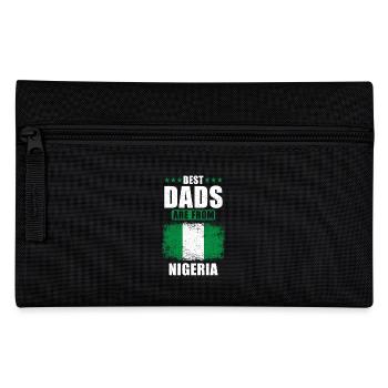 Best fathers are from Nigeria - Pencil Case - black - Front