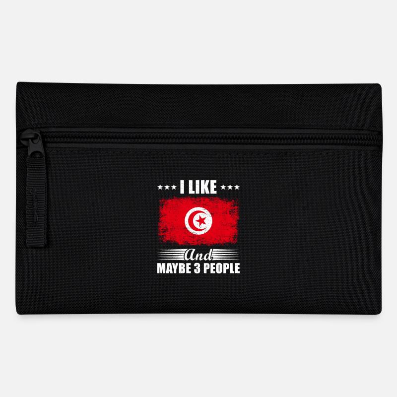 Tunesien - Federtasche - Schwarz