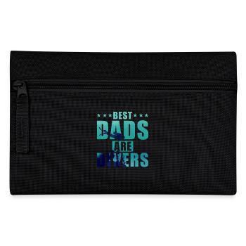 Diver Papa Best Father Diving - Pencil Case - black - Front