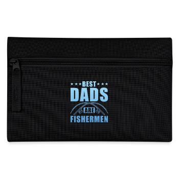 Angler Fishing Best Dad - Pencil Case - black - Front