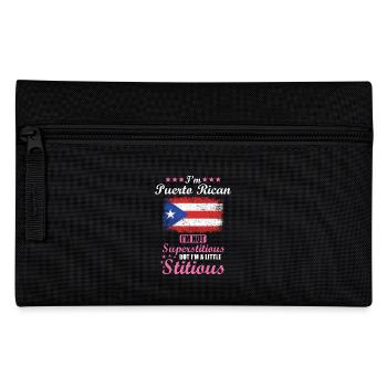 Puerto Rican Gift Funny Saying Puerto - Pencil Case - black - Front
