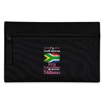 South African gift funny saying South Africa - Pencil Case - black - Front