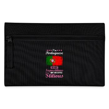 Portuguese gift funny saying Portugal - Pencil Case - black - Front