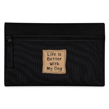 Chiens disant - Trousse - noir - Devant